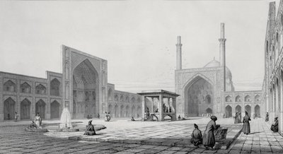 Great Friday Mosque (Masjid-i Djum-ah) in Isfahan, from 